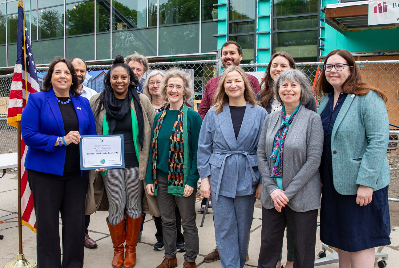 City Leaders Stand with State Officials Following Climate Certification