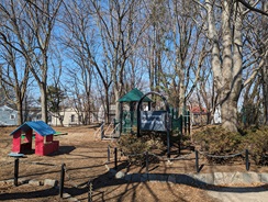 A photo of the playground area in Rafferty Park