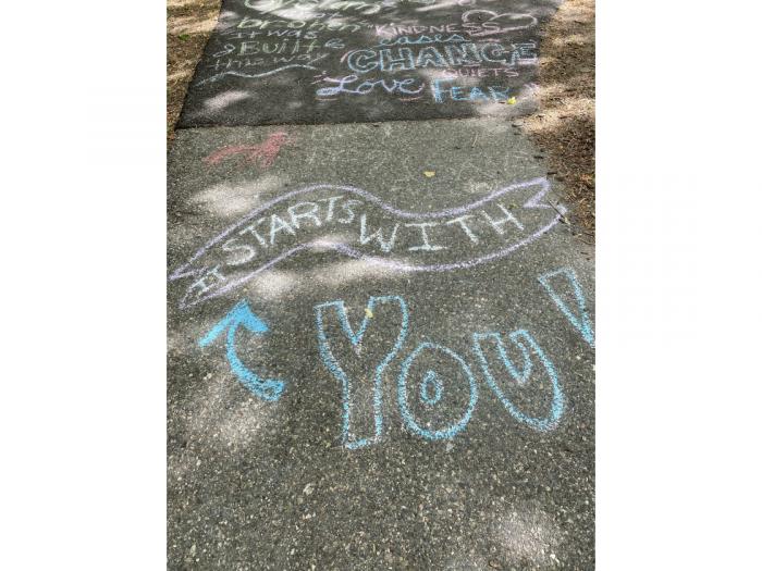 Chalk your walk