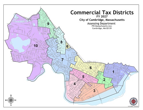 Cambridge Commercial Tax Map for FY27