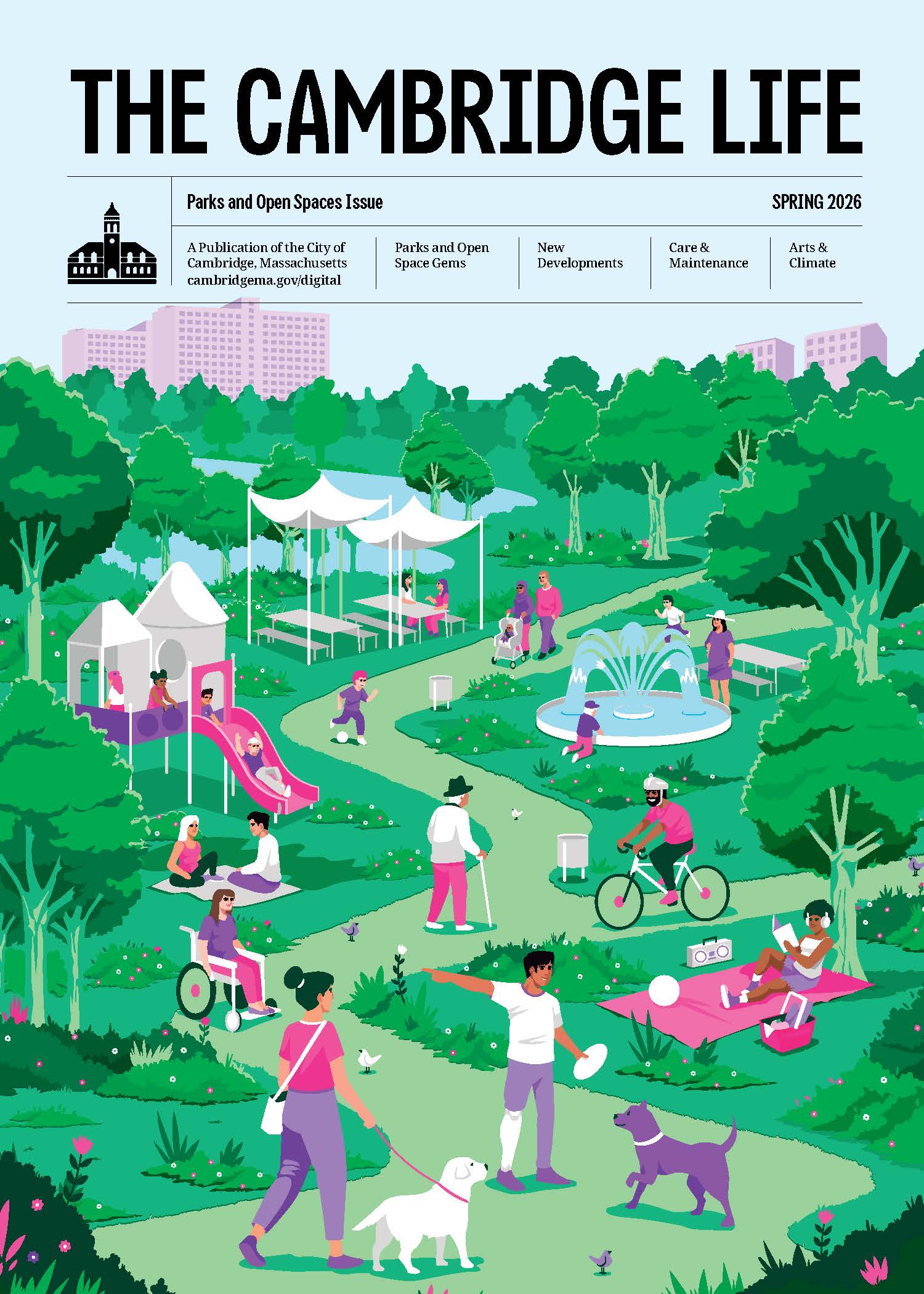 Cover image of the Spring 2026 issue of Cambridge Life - Spring 2026