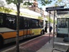 bus stop at Senior Center