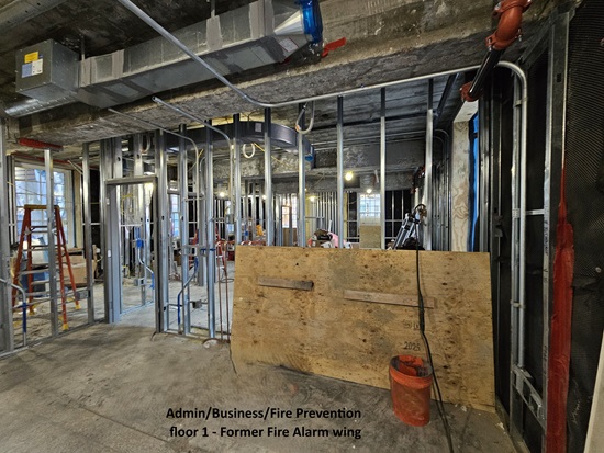 Fire Headquarters reconstruciton update - Dec 18, 2025 - 1