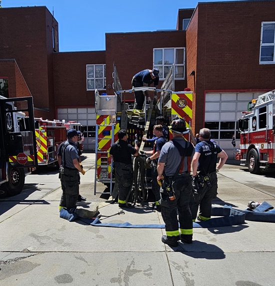 firefighter training review - June 4, 2026 -  making up hose, tools, and equipment