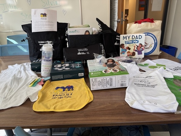 Baby supplies that go in the PB11 funded baby boxes