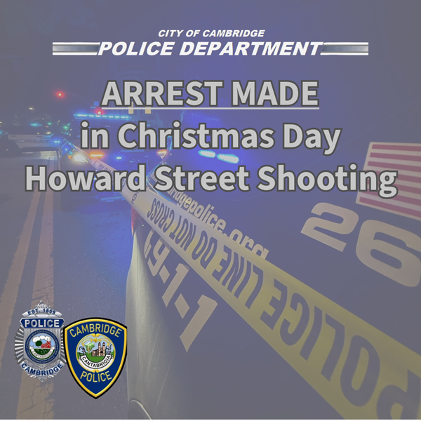 Arrest Made in Christmas Day Howard St. Shooting