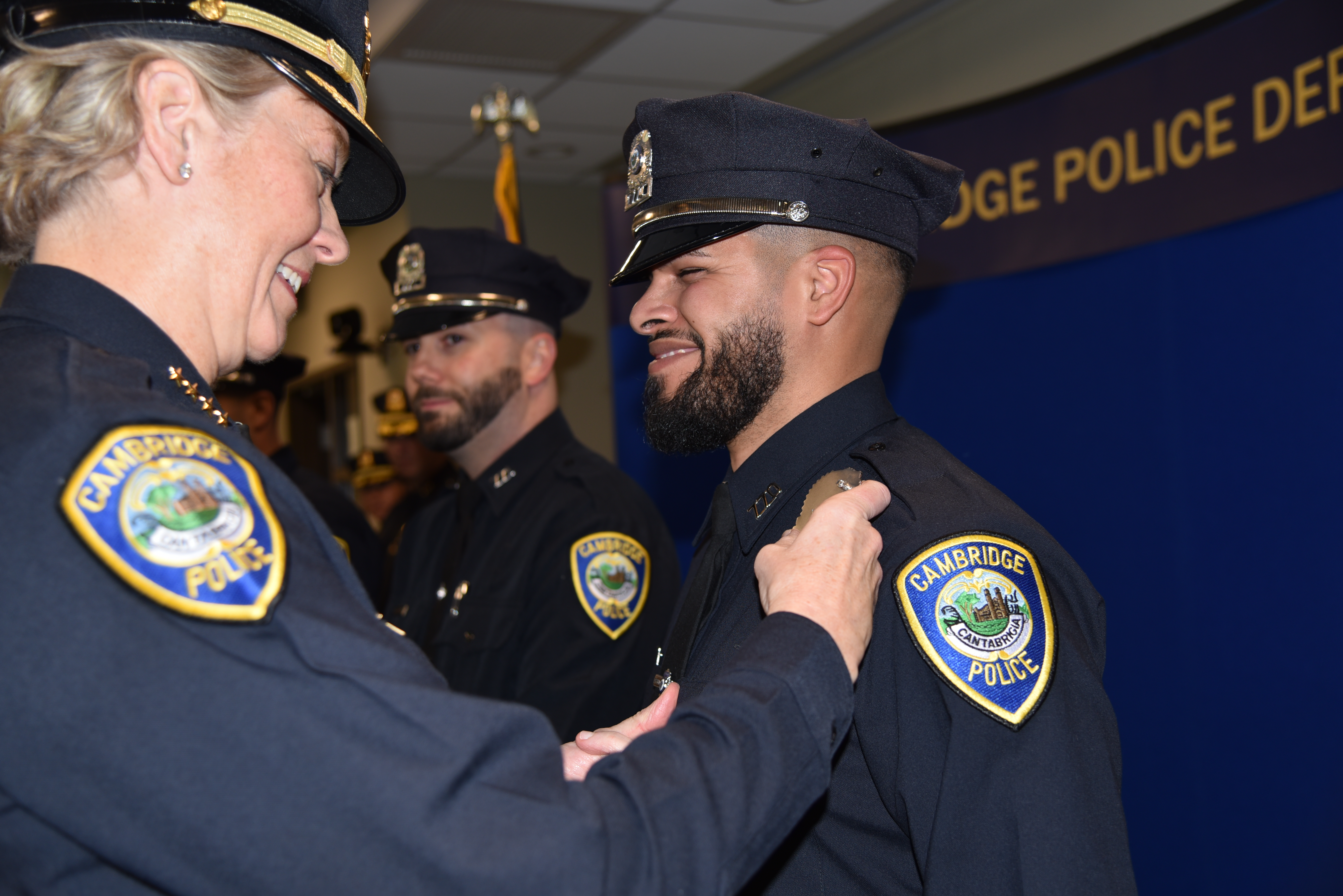 New Officer badge pinning