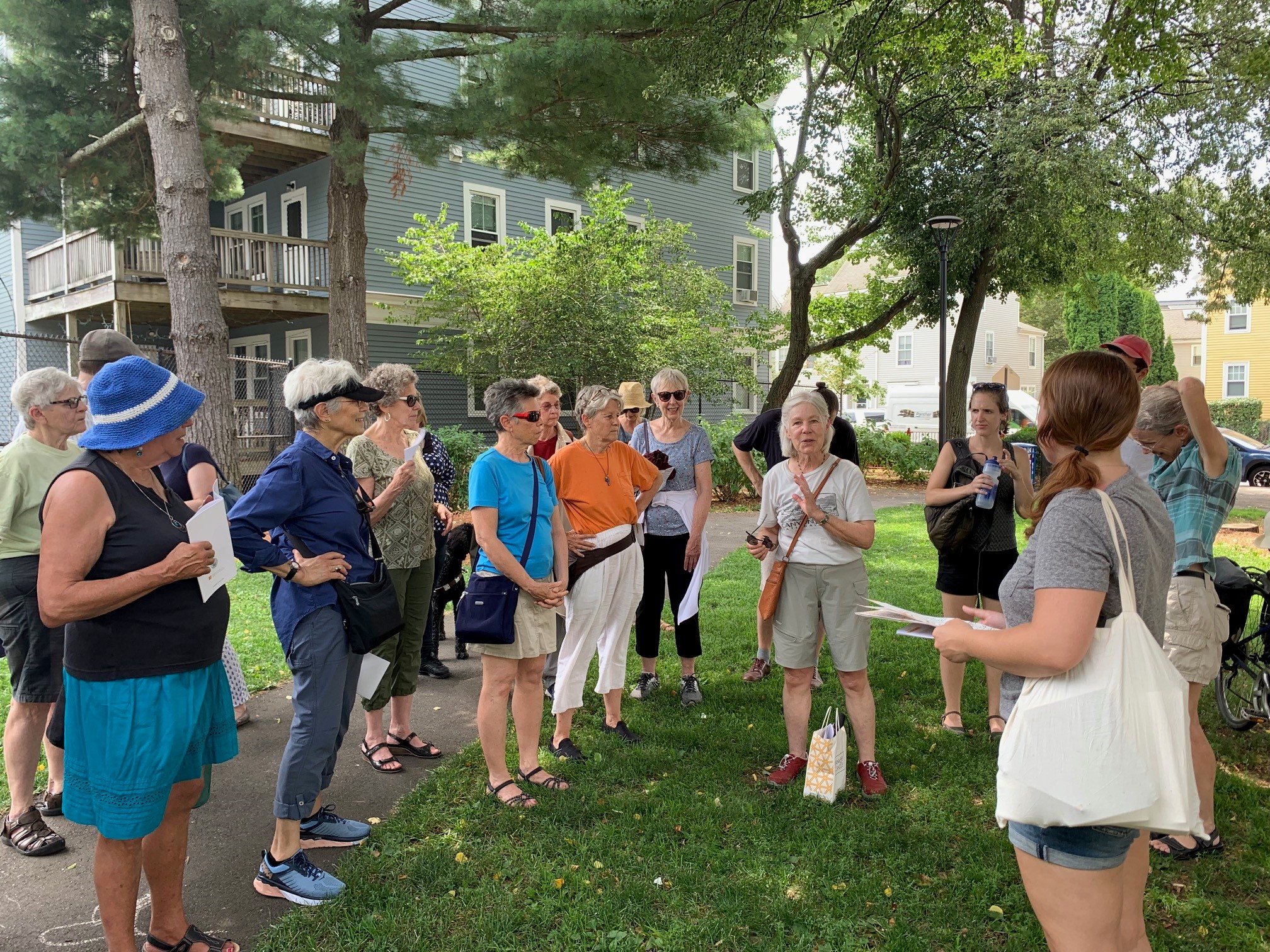 Mapping Feminist History Walking Tour Trial Run 7-17-19