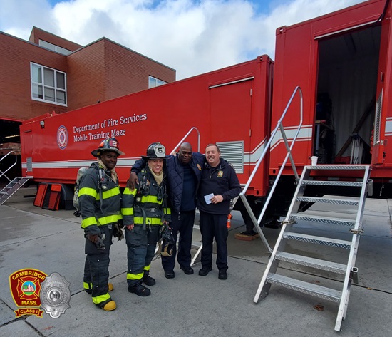 MFA SCBA maze training trailer