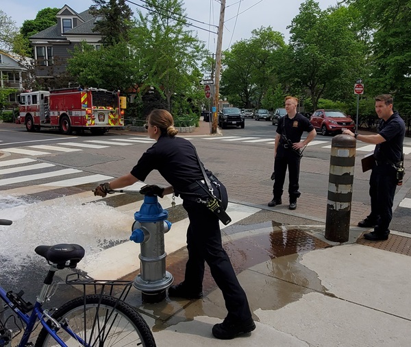 Hydrant testing Engine 4 2023