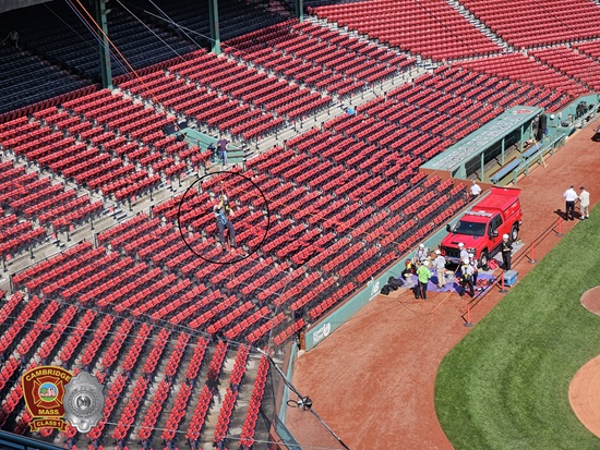Tech Resq exercise - Fenway Park 12Sep2024 - ropes 2