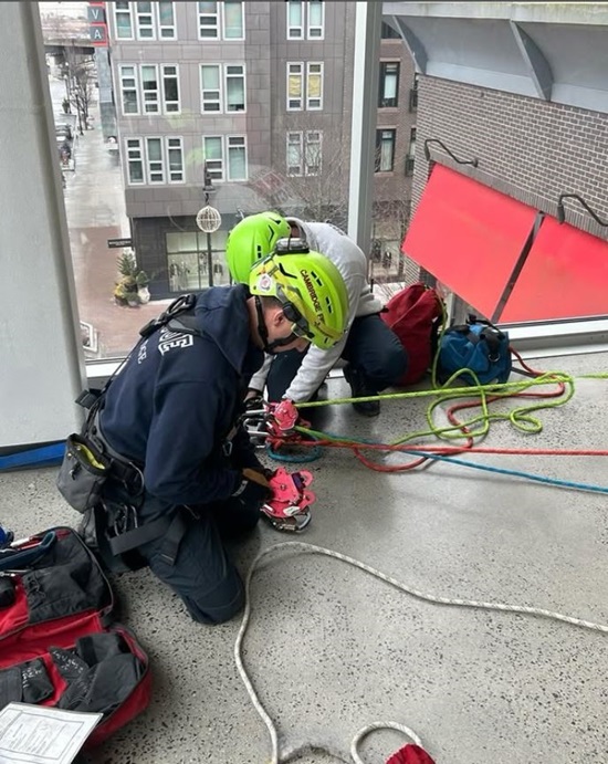 Elevator Blind Shaft Rescue Training - 25Feb2025 - 3