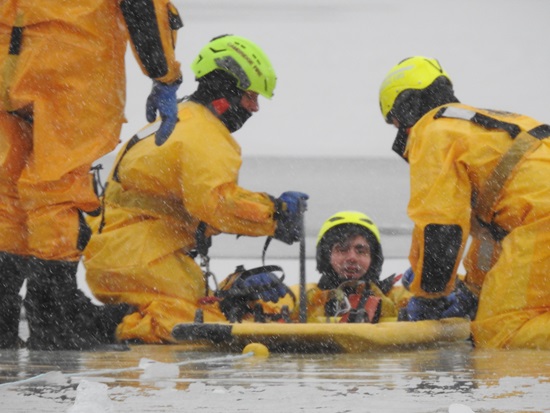 Surface Ice Rescue training - 7