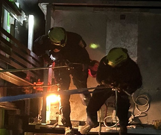 Elevator Blind Shaft Rescue Training - 25Feb2025 - 6