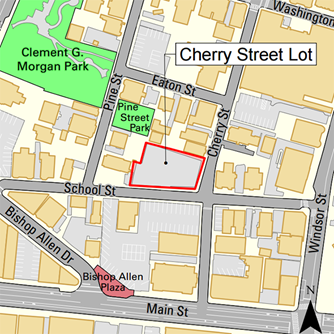 Map of Cherry Street Lot