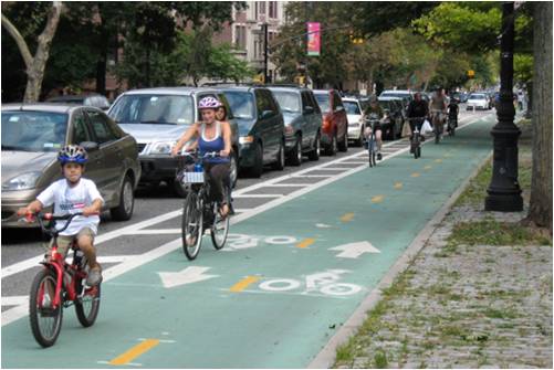 separated bike lanes