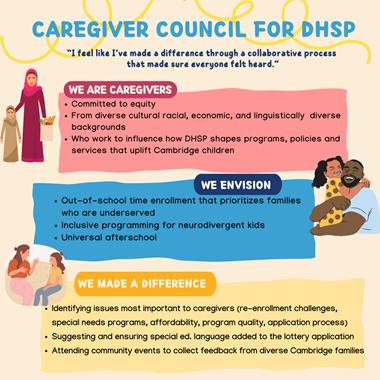 Caregiver Council for DHSP graphic