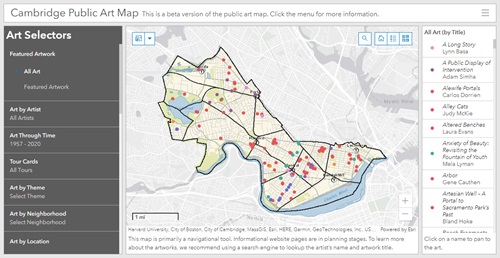 Cambridge Public Art Map