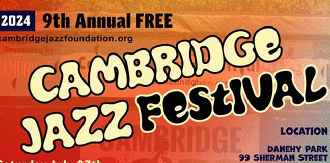 2024 Cambridge Jazz Festival poster.
