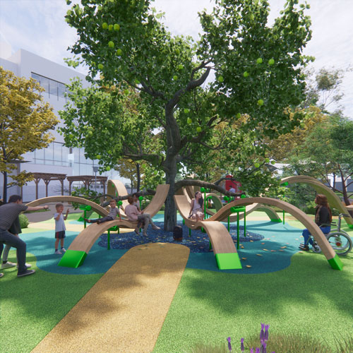 Rendering of the Community Grafting Project.