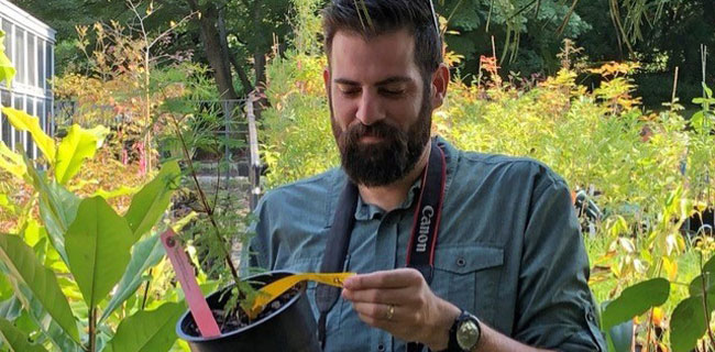 Plant scientist Sean Halloran.