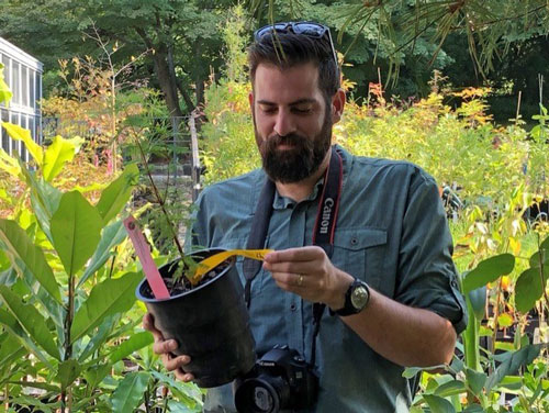 Plant scientist Sean Halloran.