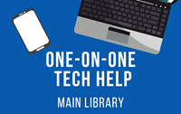 Event image for CANCELLED One-on-One Tech Help by Appointment (Main)