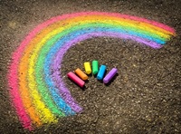 Event image for Rainbow Chalk Art (O'Connell)