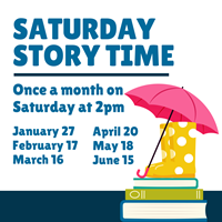 Event image for CANCELED: Saturday Story Time (Valente)