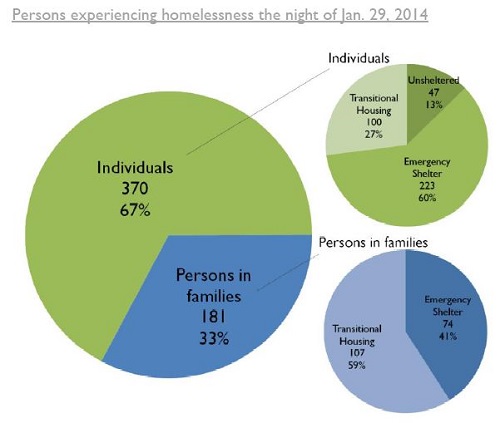 2014 Homeless Census Chart