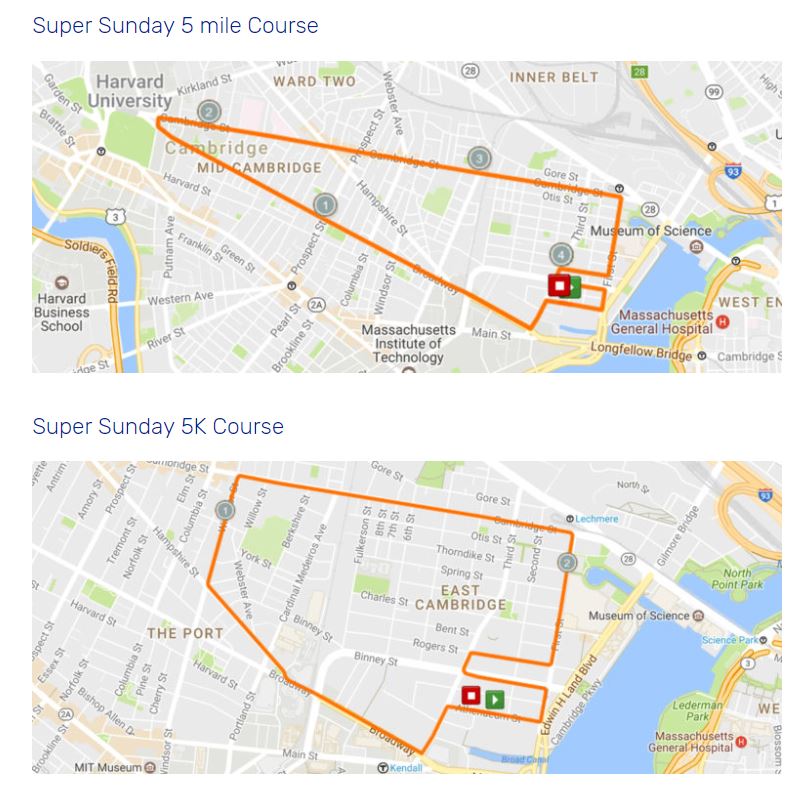 Super Sunday 5K and 5M Traffic Impacts