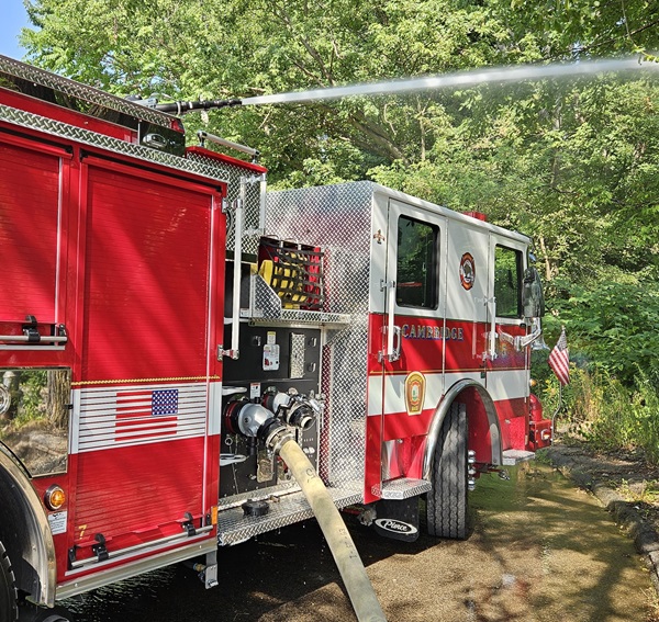 Engine 5 and Squad 3 pump ops training 22July 2024 grp 2 3
