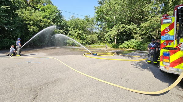 Engine 5 and Squad 3 pump ops training 22July 2024 grp 2 5