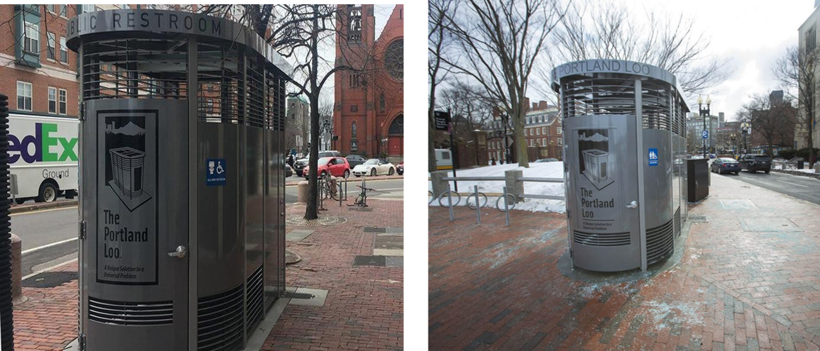 Pictures of the two Portland Loos in Cambridge