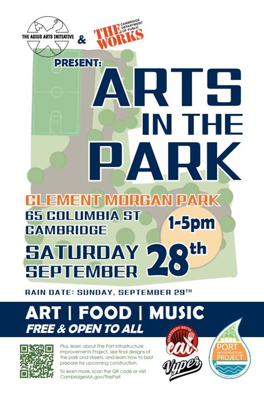 Arts in the Park Flyer