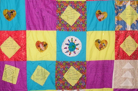 Julia Wallace Memorial Quilt, Photo Courtesy of Jim Wallace.