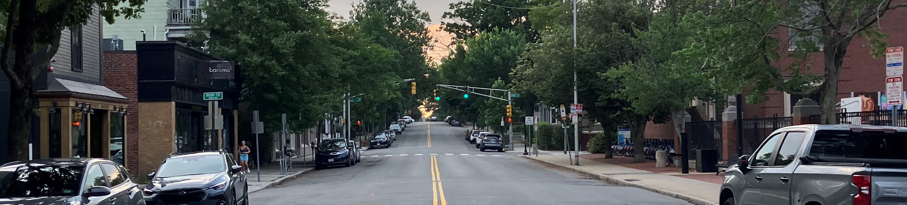 Photo of Broadway at sunset