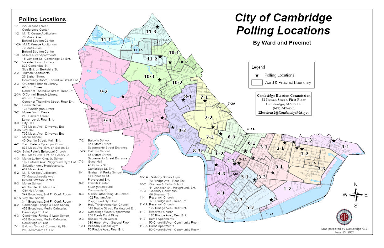 Cambridge Ward 1 city council byelection today