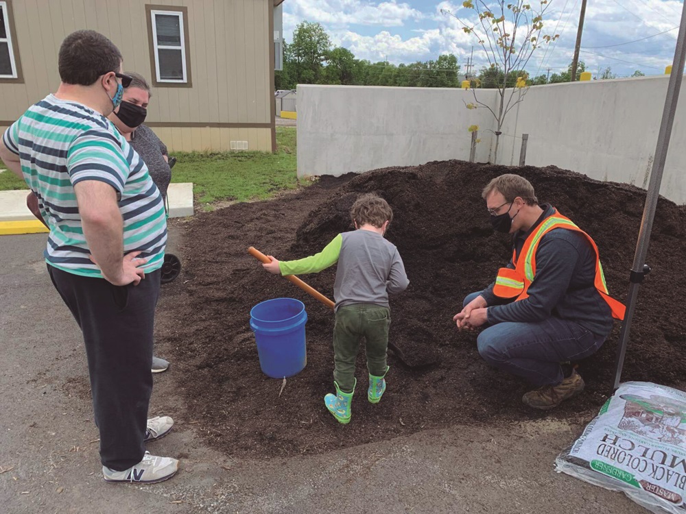 City Gives Away Finished Compost from Yard Waste Program