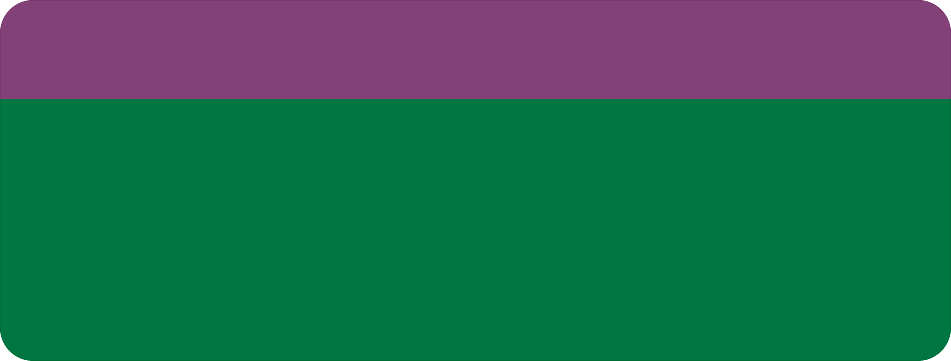 Blank template for the new street signs